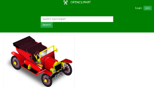 openclipart圖庫：red car