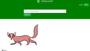 openclipart圖庫：Fox-資源代表圖