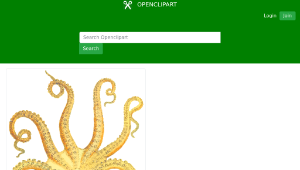 openclipart圖庫：Octopus 3縮圖