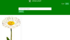 openclipart圖庫：Oxeye daisy