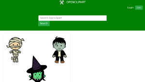 openclipart圖庫：Classic Halloween Monsters - Colour縮圖