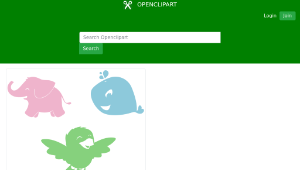 openclipart圖庫：Cartoon Animals-資源代表圖