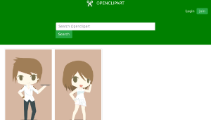 openclipart圖庫：ESTP Boy & Girl縮圖