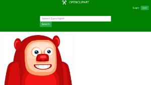 openclipart圖庫：Fat alien
