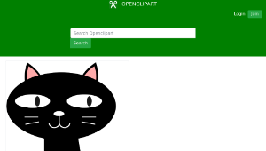 openclipart圖庫：Black Cat-資源代表圖