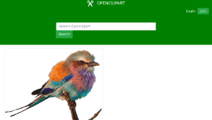 openclipart圖庫：Coracias garrulus