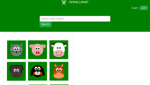 openclipart圖庫：Animal Faces縮圖