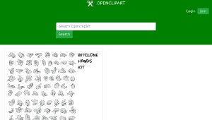 openclipart圖庫：BitClone Basic Hands Kit