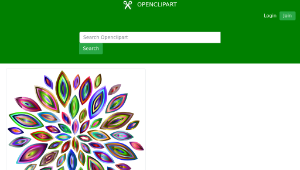 openclipart圖庫：Chromatic Flower Petals縮圖