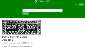 openclipart圖庫：Some Sort of Celtic Design 3