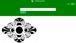 openclipart圖庫：Decorative Divider: Doodah