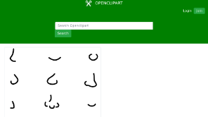 openclipart圖庫：Set of nose-資源代表圖