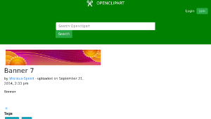 openclipart圖庫：Banner 7縮圖