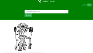 openclipart圖庫：Aboriginal design 7