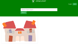 openclipart圖庫：Crooked house 5-資源代表圖