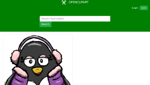 openclipart圖庫：Penguin 2-資源代表圖