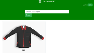 openclipart圖庫：Shirt Stock-資源代表圖