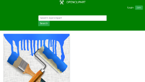 openclipart圖庫：oil and canvas -資源代表圖