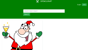 openclipart圖庫：Santa-資源代表圖