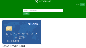 openclipart圖庫：Basic Credit Card-資源代表圖