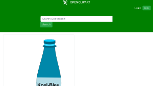 openclipart圖庫：Coke Bottle縮圖