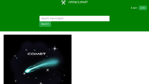 openclipart圖庫：Comet縮圖