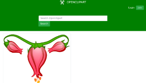openclipart圖庫：Flower 205-資源代表圖