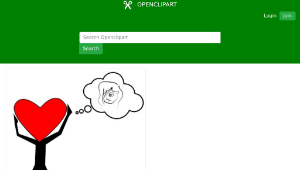 openclipart圖庫：Crazy about her-資源代表圖