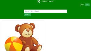 openclipart圖庫：Bear縮圖