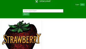 openclipart圖庫：Strawberry - Text縮圖