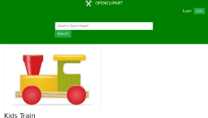 openclipart圖庫：Kids Train-資源代表圖