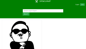 openclipart圖庫：Gangnam Style-資源代表圖