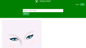 openclipart圖庫：Traits of A serene face