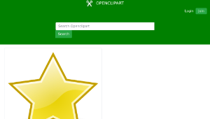 openclipart圖庫：emblem-star-資源代表圖