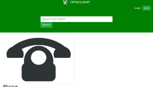 openclipart圖庫：Phone-資源代表圖