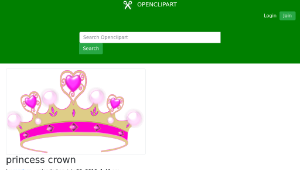openclipart圖庫：princess crown縮圖