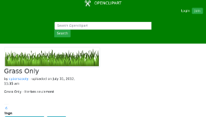 openclipart圖庫：Grass Only-資源代表圖