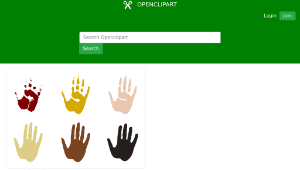 openclipart圖庫：Hand prints-資源代表圖