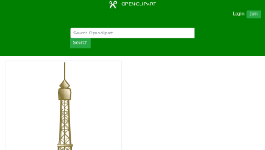 openclipart圖庫：Eiffel Tower-資源代表圖