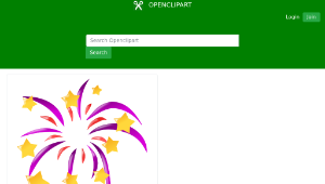 openclipart圖庫：New Year Icon縮圖