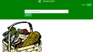 openclipart圖庫：food basket-資源代表圖
