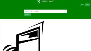 openclipart圖庫：funny music note-資源代表圖