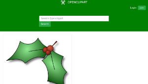 openclipart圖庫：Holly-資源代表圖