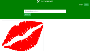 openclipart圖庫：Red Lips縮圖