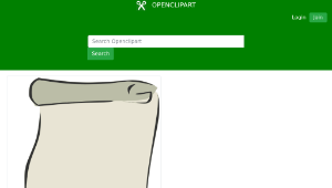 openclipart圖庫：Parchment Background-資源代表圖