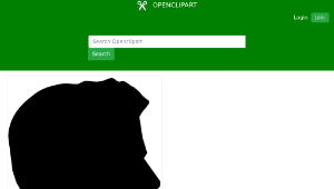 openclipart圖庫：Male Profile Silhouette-資源代表圖