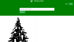 openclipart圖庫：Christmas Tree-資源代表圖