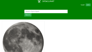 openclipart圖庫：Full Moon-資源代表圖
