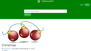 openclipart圖庫：Christmas-資源代表圖