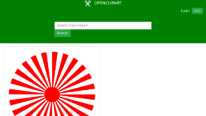openclipart圖庫：abstract sun 4 (24 rays)縮圖